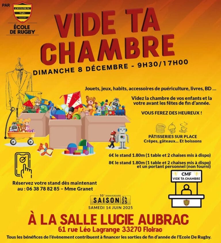 Lire la suite à propos de l’article Vide ta chambre