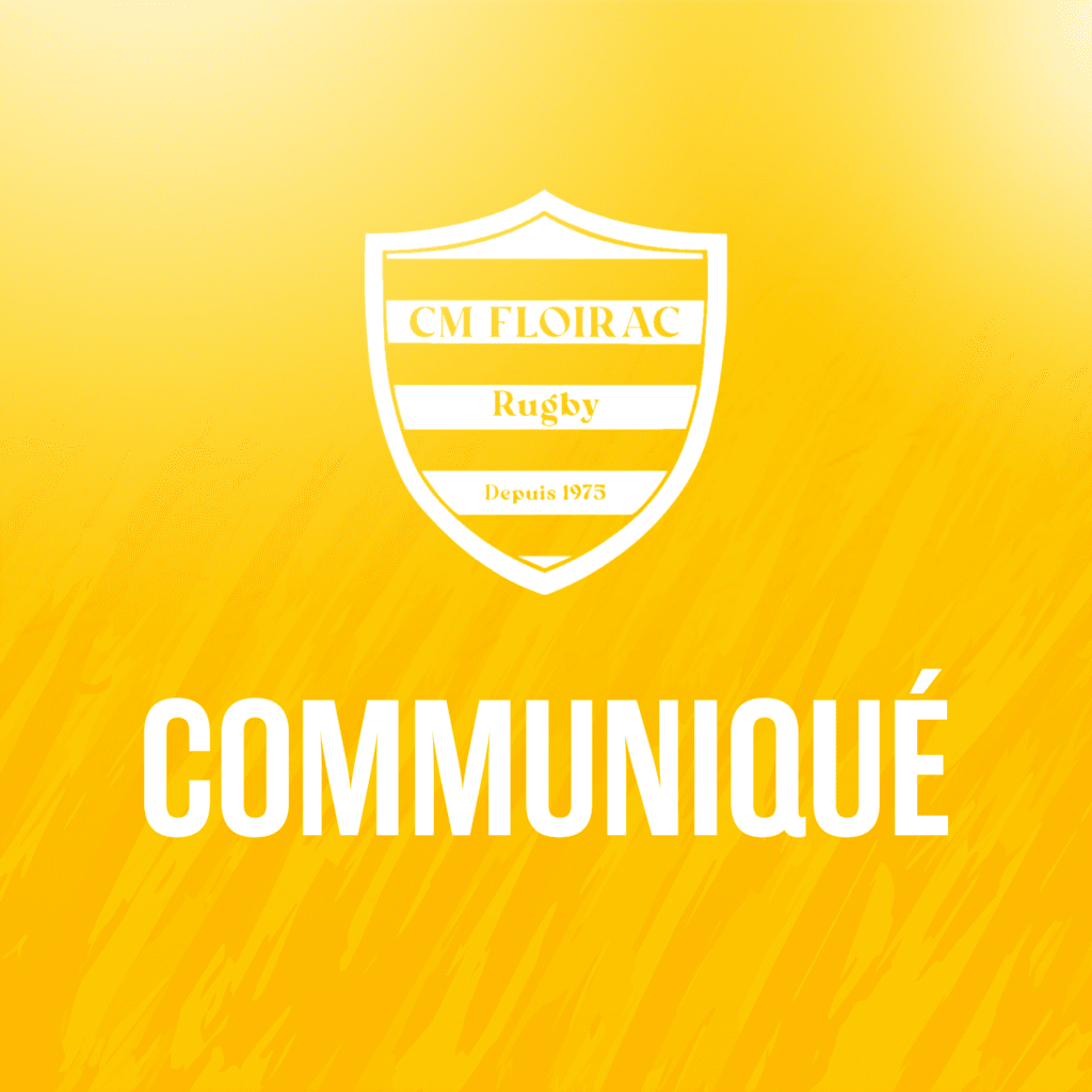 Lire la suite à propos de l’article COMMUNIQUÉ OFFICIEL