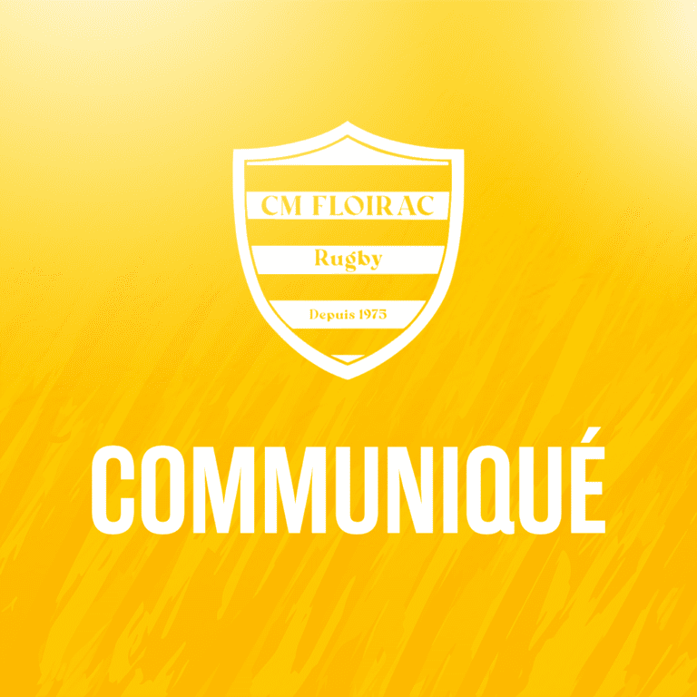 Lire la suite à propos de l’article COMMUNIQUÉ OFFICIEL