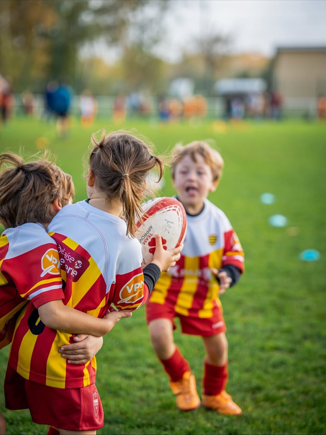 Le mercredi, place à l’école de rugby au Domaine de la Burthe de Floirac ! 🐝Crédit - N.BELLIER#-4