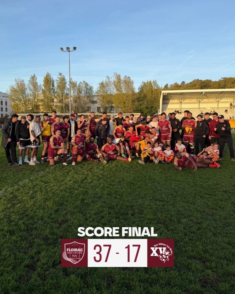 Lire la suite à propos de l’article Victoire de nos Sang & Or au Stade Guyon ❤️‍🔥🐝