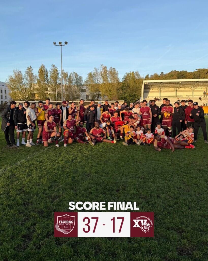 Lire la suite à propos de l’article Victoire de nos Sang & Or au Stade Guyon ❤️‍🔥🐝