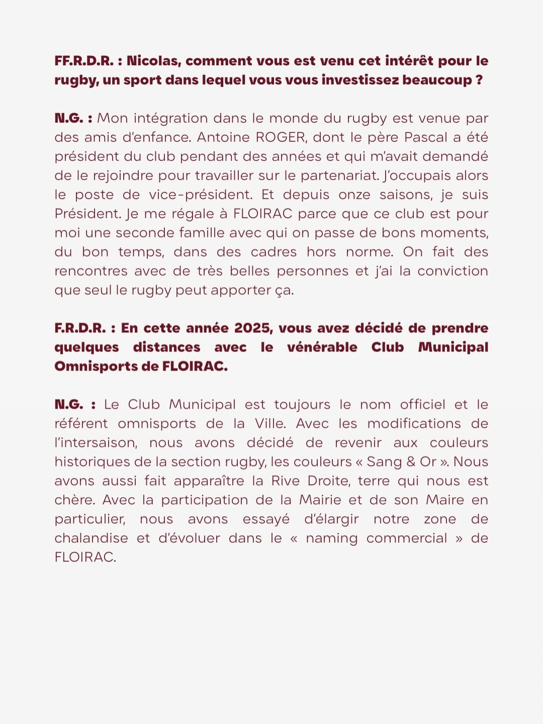Portrait de la semaine 🎨Interview - Nicolas GUYAMIER, un « patron » hors norme.@nicolasguyamier-2