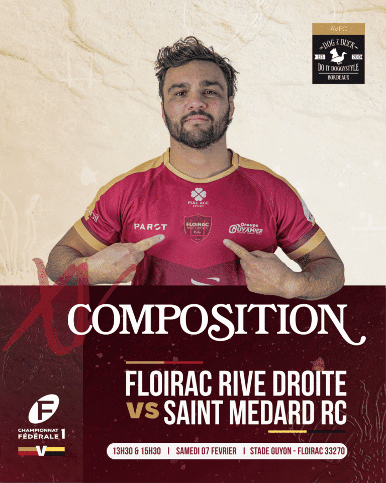 Lire la suite à propos de l’article COMPOSITION ❤️‍🔥DERBY DE LA GARONNE 🔥Présentée par @thedogandduck_bordeaux