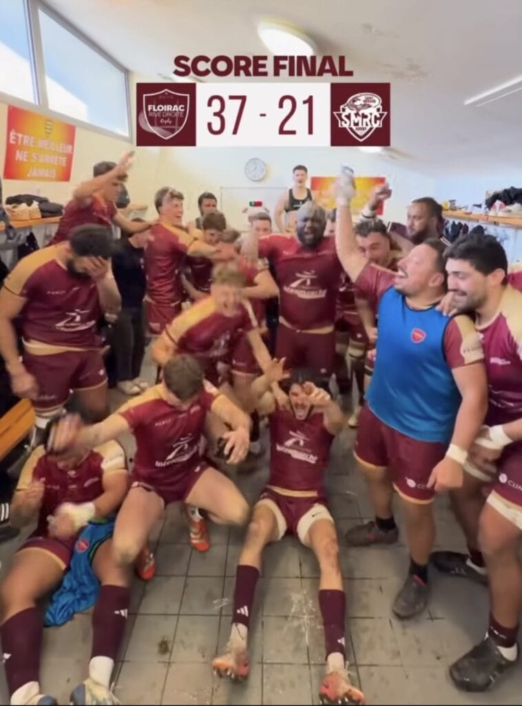 Lire la suite à propos de l’article Score final ❤️‍🔥🐝 du « Derby de la Garonne » 🏉