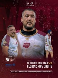 Journée 21vs XV CORSAIRES SAINT-MALO RUGBY ❤️‍🔥