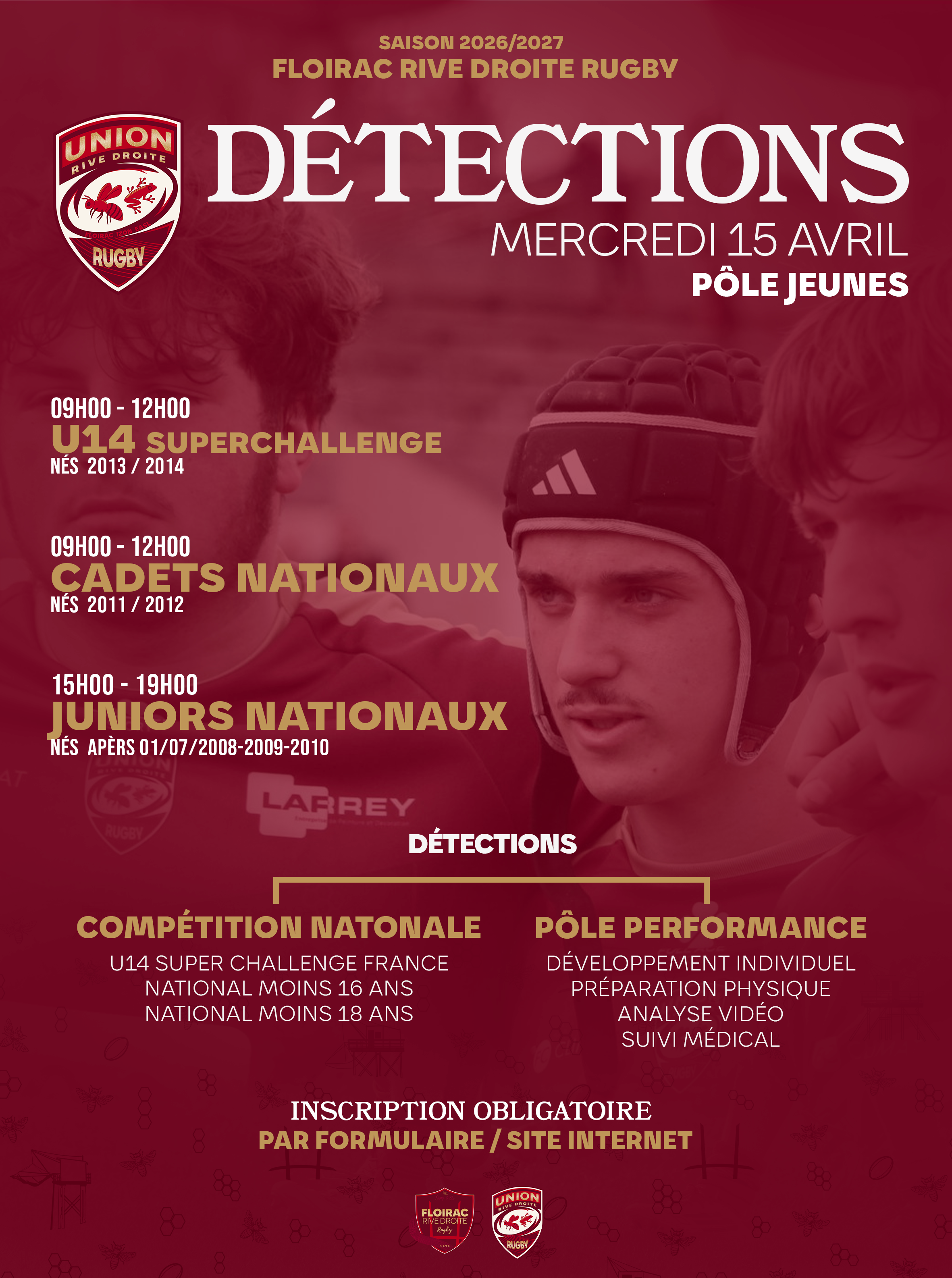 DÉTECTION – SAISON 2026/2027