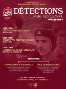 DÉTECTION – SAISON 2026/2027