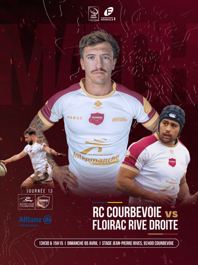 Lire la suite à propos de l’article Journée 13  vs RC COURBEVOIE ❤️‍🔥